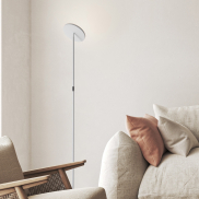 Nova Luce Sinkro - lampadaire - 25 x 180,6 cm - 30W dimmable LED inclus - blanc sablé