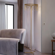 Nova Luce Stellar - lampadaire - Ø 40 x 140 cm - 17W dimmable LED inclus - doré
