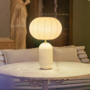 New Garden Rachel 45 - lampe de table rechargeable à énergie solaire et à batterie avec télécommande  - Ø 27,9 x 44,3 cm - RGB + blanc 5W LED inclus - IP65 - beige