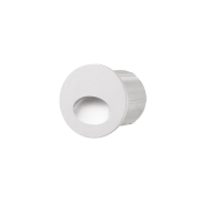 Nova Luce Circe - applique encastrée - Ø 7 x 6,5 cm - 3W LED inclus - IP54 - blanc sablé