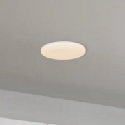 Nordlux Vic - plafonnier - Ø 35 x 4 cm - 32W LED inclus - IP21 - blanc - couleur de lumière blanc chaud (3000K)