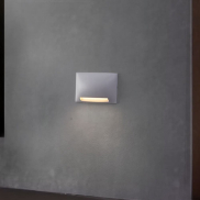 Nova Luce Sub - applique murale extérieure - 13,5 x 8,5 x 3,5 cm - 5W LED inclus - IP65 - blanc sablé