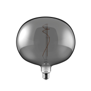 Daylight Italia Lampe LED Ellipse - Ø 22 x 23,5 cm - E27 - 10W dimmable - 1800K - fumé