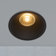 Nordlux Albric - spot encastré - Ø 90 mm, Ø 83 mm encastré - 8W LED dimmable inclus - IP44 - noir