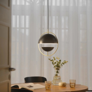 Nordlux Tavia - lampe suspendue - Ø 33 x 237 cm - noir