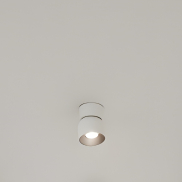 Nordlux Pichet - spot apparent - Ø 10 x 12,3 cm - blanc et argent