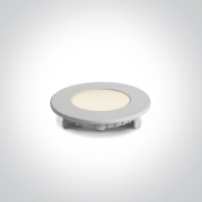 ONE Light Round Recessed Panels CCT V - spot à encastrer - Ø 85 mm, Ø 70 mm à encastrer - 3W LED inclus - blanc - couleur de lumière réglable