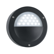 Searchlight Cardiff - applique murale extérieure - 14 x 14 cm - 3W LED inclus - IP44 - noir