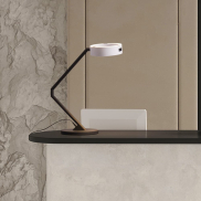 Nova Luce Afi - lampe à poser - Ø 25 x 57 cm - 23W dimmable LED inclus - blanc