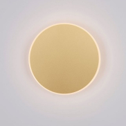 Nova Luce Nevo - applique murale - Ø  20 x 3,9 cm - 12W LED inclus - or mat