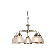 Searchlight Bistro II - lampe suspendue - Ø 58 x 88 cm - laiton antique