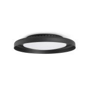 Faro Dolme - plafonnier - Ø 40 x 7 cm - 24W LED inclus - noir mat