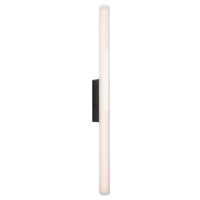 Maxlight Fayette - applique murale en saillie - 12 x 6 x 91 cm - 18W LED inclus - IP44 - noir