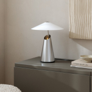 Design For The People Taido - lampe à poser - Ø 32 x 38 cm - chromé