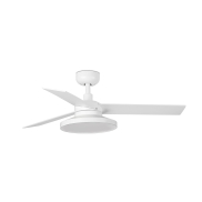 Faro Rudder Tak 3 S - ventilateur de plafond avec lumière - Ø 106 - blanc mat - 2700K