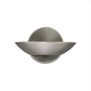 Searchlight Wall - applique murale - 17 x 11 cm - 8W LED inclus - argent satiné