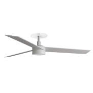 Faro Rudder L - ventilateur de plafond avec lumière et rosace encastrée - Ø 132 cm - blanc mat