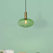 Lucide Maloto - lampe suspendue - Ø 30 x 150 cm - vert
