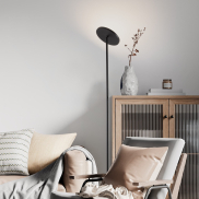 Nova Luce Sinkro - lampadaire - 25 x 180,6 cm - 30W dimmable LED inclus - noir sablé