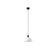Faro Tatawin M - suspension - Ø 25 x 211,5cm - noir satiné et blanc brillant