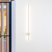 Nova Luce Ridge - applique murale extérieure - 1,6 x 97 cm - 19W LED inclus - IP65 - blanc sablé