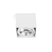 Faro Tecto QR111 - plafonnier - 13,5 x 13,5 x 12 cm - blanc mat