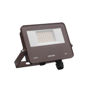 Century Italia Porteo CCT - spot avec détecteur - 14,4 x 16,2 x 3,6 cm - 30W LED inclus - couleur de lumière réglable - IP65 - marron