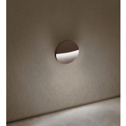 Century Italia Paseo - applique murale extérieure - Ø 11 x 2,5 cm - 4W LED inclus - IP54 - marron