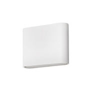 Nova Luce Soho - applique murale extérieure - 12 x 3 x 9 cm - 2 x 3W LED inclus - IP54 - blanc