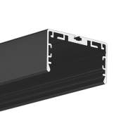 KLUS LIPOD-50 - Profilé LED - 5 x 2,6 cm - noir