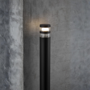 Nordlux Birk - lampe de jardin - Ø 9 x 80 cm - IP44 - noir