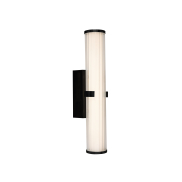 Searchlight Clamp - applique murale - 43 x 8,5 cm - 18W LED dimmable inclus - IP44 - noir et transparent