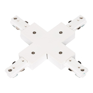 Projectlight - système de rails monophasé - connecteur en X - 18,2 x 18,2 x 1,8 cm - blanc