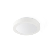Faro Logos - plafonnier - Ø 27 x 9 cm - IP44 - blanc mat