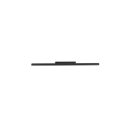 Nova Luce Ultra Slim - luminaire sur rail - 60 x 3,4 cm - 30W LED inclus - couleur de lumière blanc chaud - noir