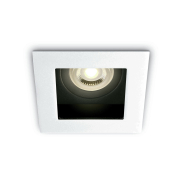 ONE Light Dark Light Square - spot encastrable - 96 x 96 mm, 80 x 80 mm format encastrable - blanc