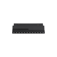 Nova Luce Ultra Slim - luminaire sur rail - 19,5 x 8,1 cm - 10W LED inclus - inclinable - couleur de lumière blanche - noir