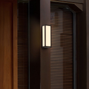 Nova Luce Astral - applique murale extérieure - 8,6 x 25,8 x 9 cm - 10W LED inclus - IP65 - anthracite foncé