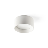 Faro Mizu - plafonnier - Ø 14 x 7 cm - 15W LED inclus - blanc mat