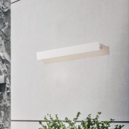 Nova Luce Path - applique murale extérieure - 4,7 x 50 x 6 cm - 11W LED inclus - IP65 - blanc sablé