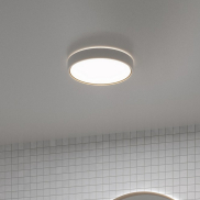 Nordlux Noxy - plafonnier de salle de bains - Ø 35 x 5 cm - 3 étapes Moodmaker Fonction SceneSelect - 15W LED inclus - IP44 - blanc