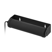 ETH Rondo - applique murale avec interrupteur - 5 x 8,5 x 24 cm - noir