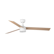 Faro Rudder Tek 3 L - ventilateur de plafond avec lumière - Ø 132 cm - blanc mat - 4000K