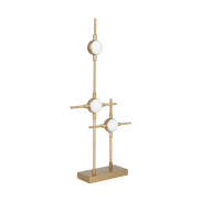 Nova Luce Atomo - lampe à poser - 28 x 9 x 52 cm - 3 x 2,4W LED inclus - or