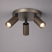 Projectlight Clara - spot en saillie 3L - Ø 18 x 10 cm - bronze