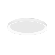 Nova Luce Pertino - plafonnier - Ø 58 x 6 cm - 48W LED dimmable inclus - blanc sable