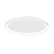 Nova Luce Pertino - plafonnier - Ø 38 x 6 cm - 30W LED dimmable inclus - blanc sable