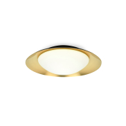 Faro Side - applique murale/plafonnier - Ø 39 x 11 cm - 15W LED inclus - noir et or