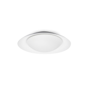 Faro Side - applique murale/plafonnier - Ø 39 x 11 cm - 15W LED inclus - blanc mat
