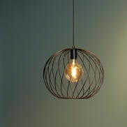 Lucide Danza - lampe suspendue - Ø 40 x 165 cm - noir